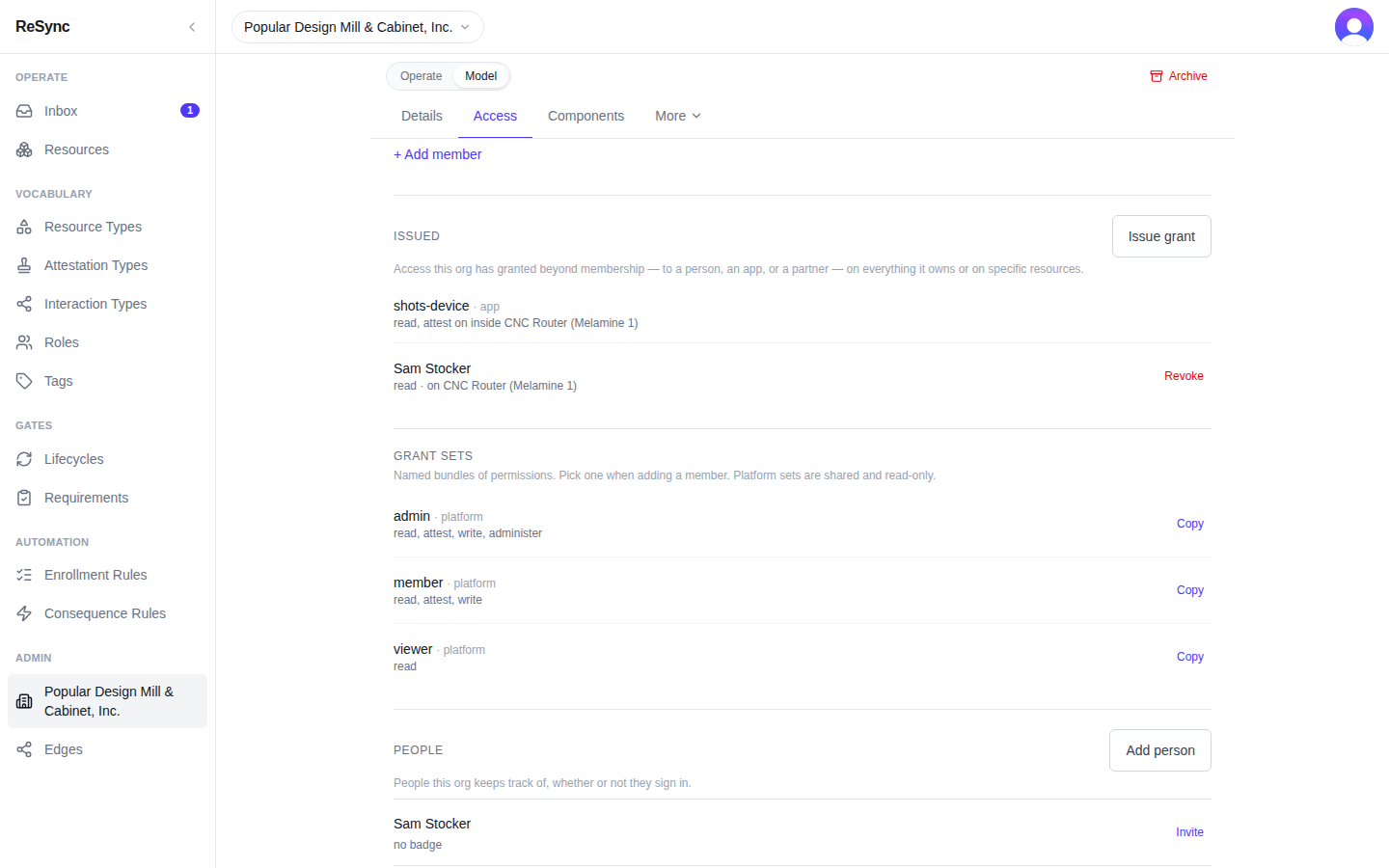 "Issued" — desktop